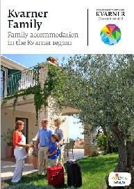 Family accommodation in the Kvarner region, 2019.
