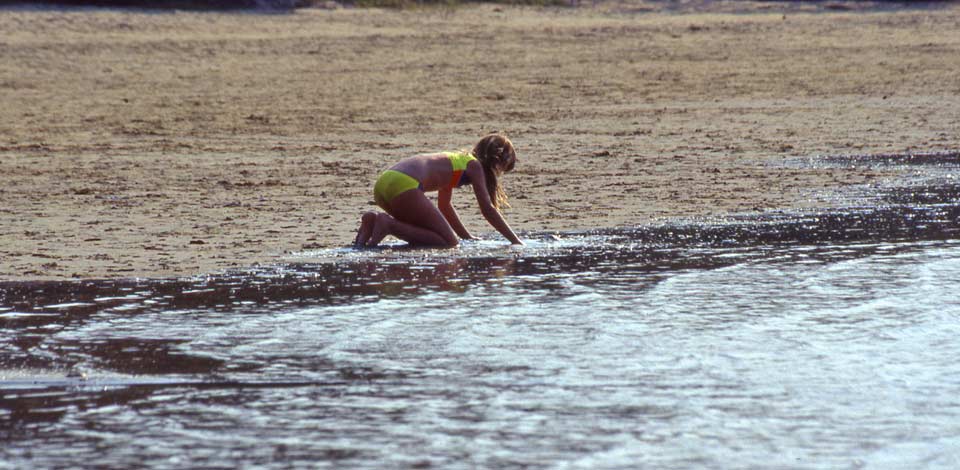 Na plaži s djecom
